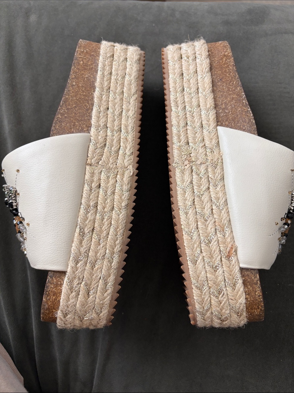 Kurt Geiger London Kensington Eye Flatform Sandals – Bone Leather - Picture 4 of 7